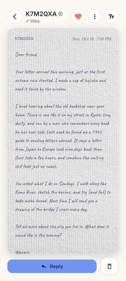 Write, then wait a little
