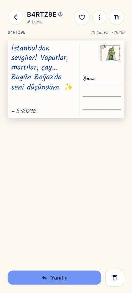 Kısa bir not yaz